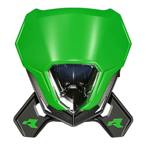 Rtech Green/Black V-Face 2.0 Full LED Headlight
