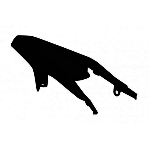 Rtech Husaberg FE 450 2013 Black Rear Fender