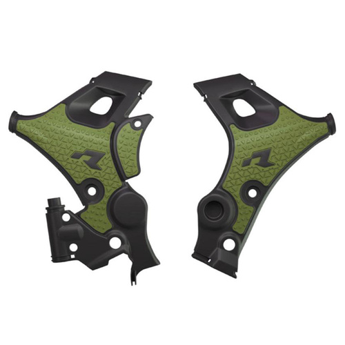 Rtech Honda XL 750 TRANSALP 2023-2025 Black/Navy Green Frame Protectors