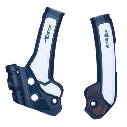 Rtech Husqvarna FE 250 2025-2026 Blue/White Frame Protectors