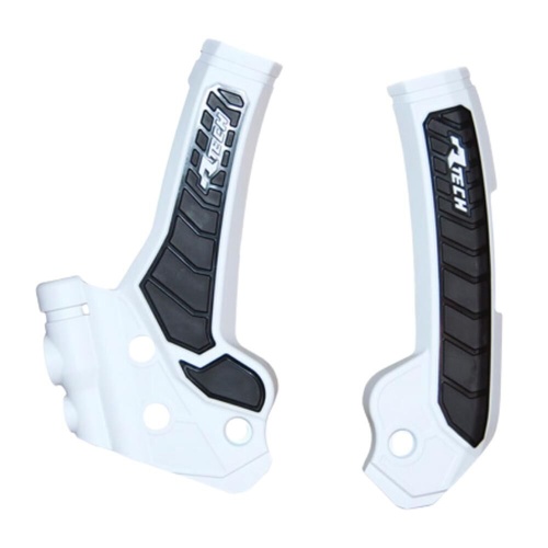 Rtech Husqvarna FE 501 2025-2026 White/Black Frame Protectors