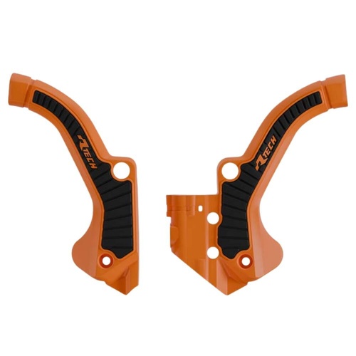Rtech Gas Gas MC 65 2023-2026 Orange/Black Frame Protectors