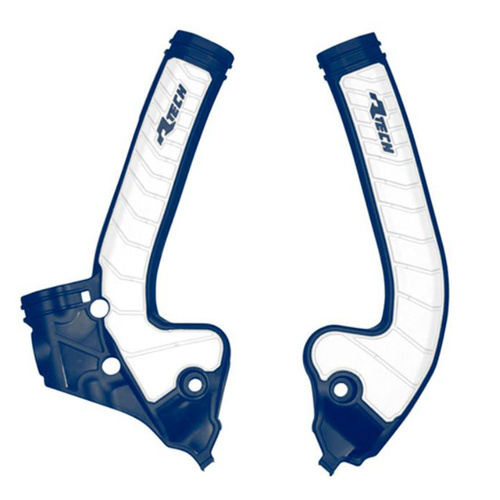 Rtech Husqvarna TC 85 2018-2024 Blue/White Frame Protectors