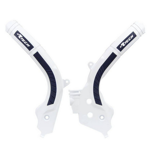 Rtech Husqvarna White/Blue Frame Protectors TX 300 I 2017-2022