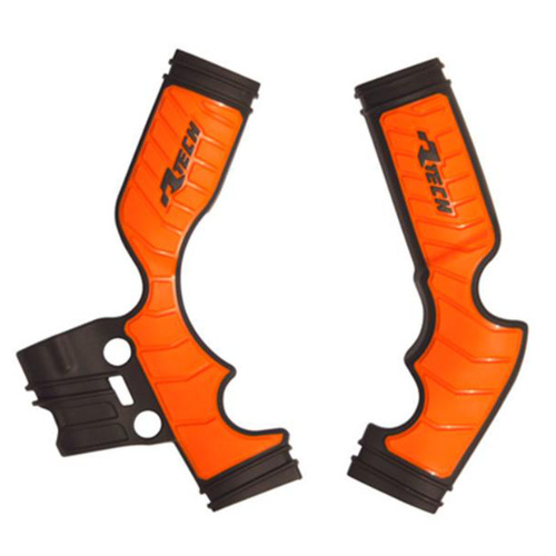 Rtech KTM 65 SX 2016-2024 Black/Orange Frame Protectors