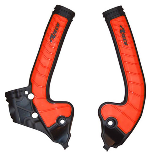 Rtech KTM 85 SX 2018-2024 Black/Orange Frame Protectors
