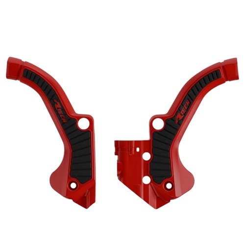 Rtech Husqvarna TC 65 2023-2026 Red/Black Frame Protectors