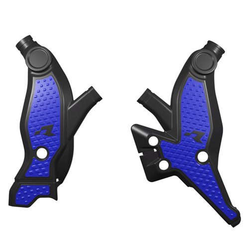 Rtech Yamaha T7 Revolution Black/YZ Blue Frame Protectors XTZ 690 TENERE (T7) 2019-2024