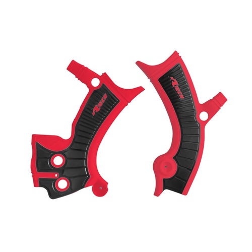 Rtech Fantic XXF 250 2021-2023 Red/Black Frame Protectors