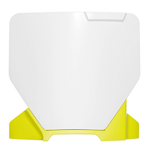 Rtech Husqvarna TC 85 2025 White/Lemon Yellow Front Plate