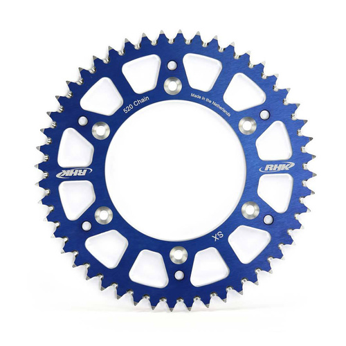 RHK KTM 125 MX 1985-1995 (52T) Blue Warrior Alloy Sprocket