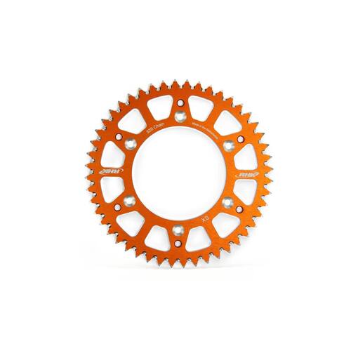 RHK KTM 350 EXC-F 2012-2024 (49T) Orange Warrior Alloy Sprocket