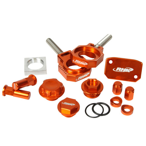 RHK Gas Gas Orange Bling Kits EX 250 2022 (New Kit with Clutch Master Cylinder Cover Included)