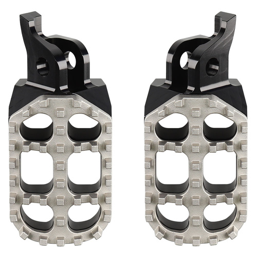 RHK Kawasaki KX 450 F 2019-2024 Black Pursuit Adjustable Footpegs