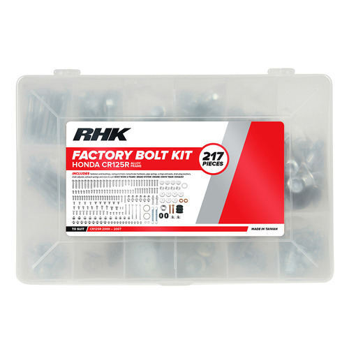 RHK Honda - CR125R Factory Bolt Kits - 217 Pieces