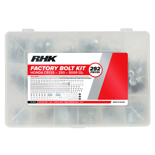 RHK Honda - CR125R, CR250R & CR500R Factory Bolt Kits - 292 Pieces