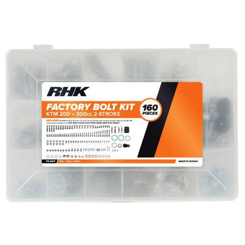 RHK KTM - 200-300cc Factory Bolt Kits - 160 Pieces
