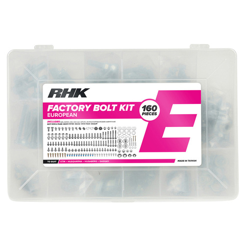 RHK Husqvarna - FC-FE-TC-TE Factory Bolt Kits - 160 Pieces