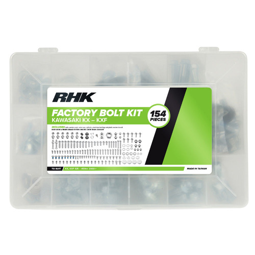 RHK Kawasaki - KX-KXF Factory Bolt Kits - 154 Pieces