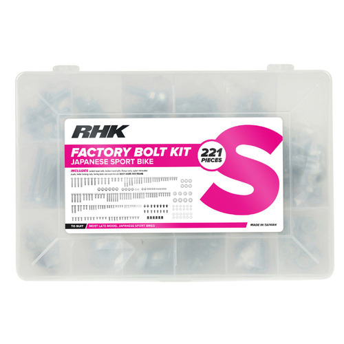 RHK Japanese Sports Bike Factory Bolt Kits - 221 Pieces