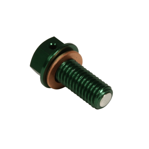 RHK Kawasaki Green Magnetic Sump / Drain Plug KX 85 2001-2024