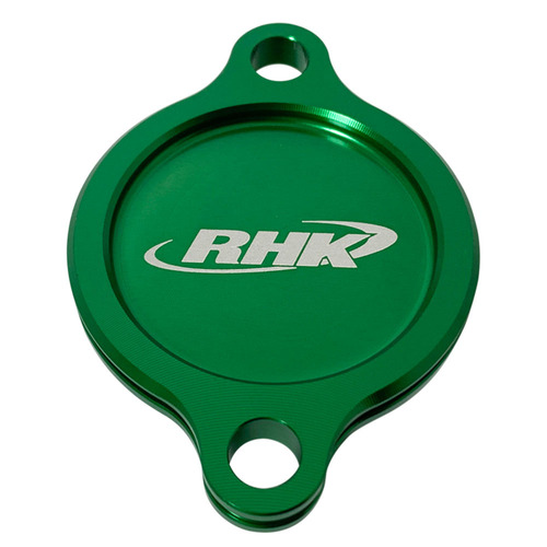RHK Kawasaki Green Oil Filter Cover KLX 450 R 2008-2023