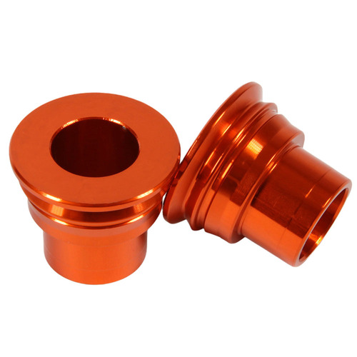 RHK Husaberg Orange Axle Spacers Front