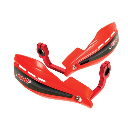 RHK Red XS MX Handguards - Includes Mounting Kit