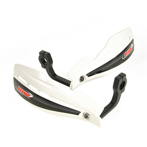 RHK White XS MX Handguards - Includes Mounting Kit