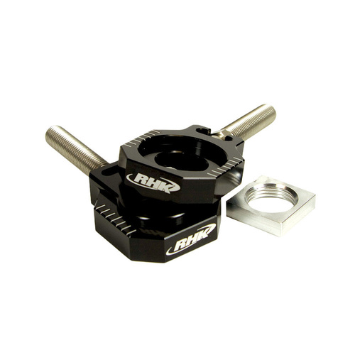 RHK KTM 250 SX 2008-2012 Black Axle Blocks / Lollipop Style