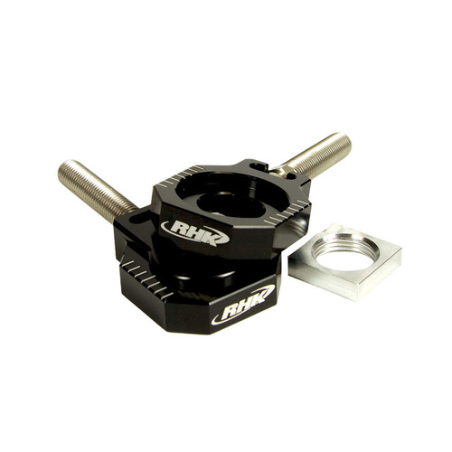 RHK Kawasaki KX 250 X 2021-2026 Black Axle Blocks / Lollipop Style