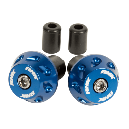 RHK Blue Lightweight Handlebar Bar Ends