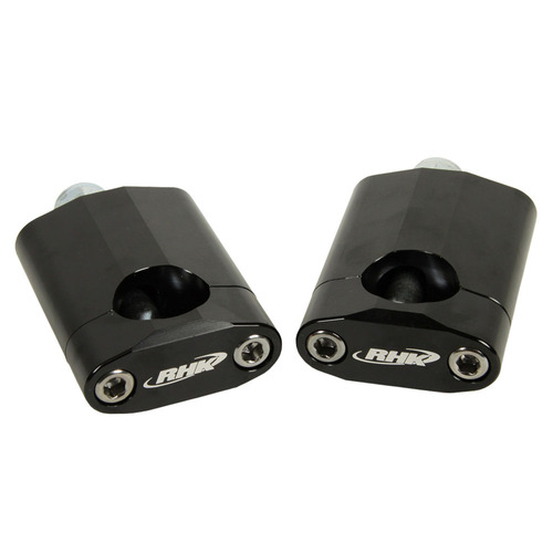 RHK Black 60mm Universal Tapered 1 1/8 Bar Mounts