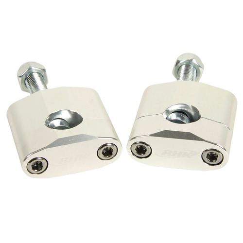 RHK Universal 7/8 Rubber M12 Bolt 20mm Silver (RHKBMS-06) Handlebar Mount