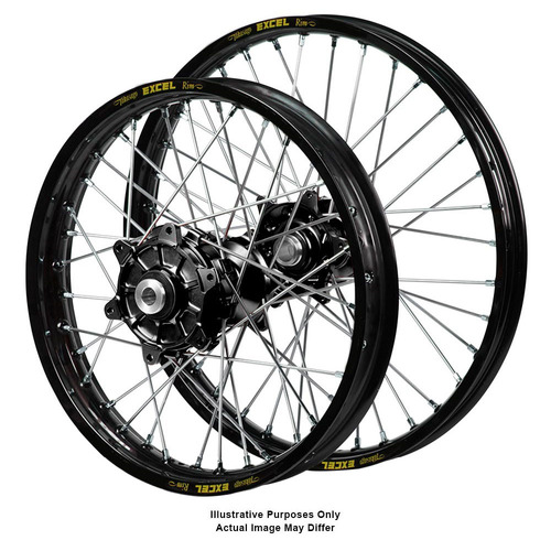 Husqvarna Adventure SM Pro Black Hubs / Excel Black Rims Wheel Set NORDEN 901 2021-2024 (21*1.85 / 18*2.50)