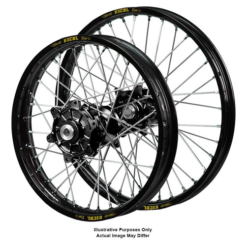 KTM Adventure SM Pro Black Hubs / Excel Black Rims Wheel Set