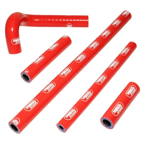 Samco Sport Aprilia Red Radiator Hose Kit RSV 1000 TUONO R 2006-2010 (APR-19)