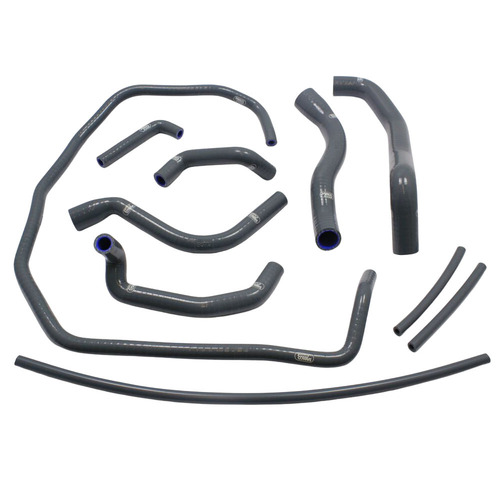 Samco Sport Victory Black Radiator Hose Kit OCTANE 2017-2018 (IND-1)