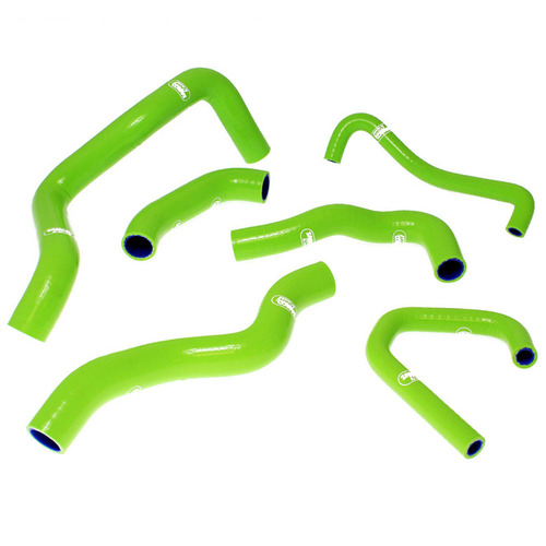 Samco Sport Kawasaki Green Radiator Hose Kit ZX 6 R 2009-2025 (KAW-31)