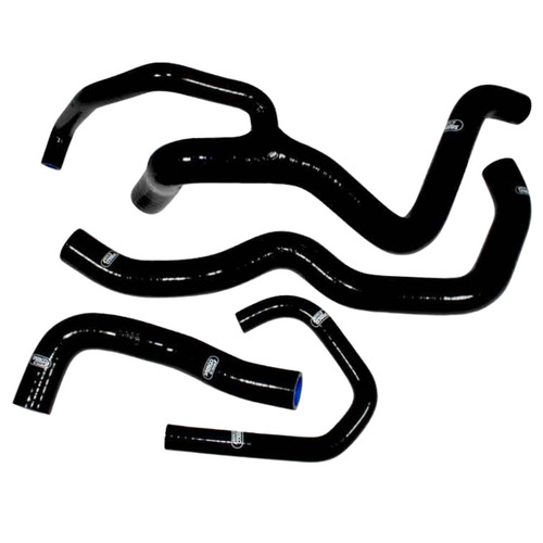 Samco Sport Kawasaki Black Radiator Hose Kit ZX 6 R 2009-2025 (KAW-64)