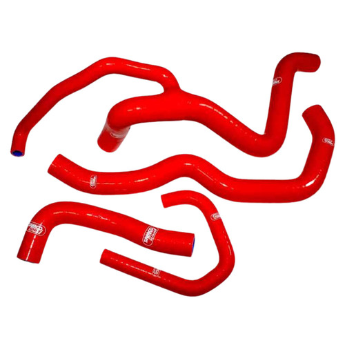 Samco Sport Kawasaki Red Radiator Hose Kit ZX 6 R 2009-2025 (KAW-64)