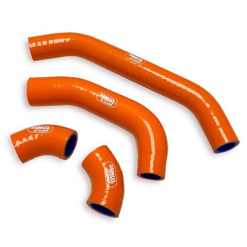 Samco Sport Orange Off Road Radiator Hose Kit 125 SX 2023-2025 (KTM-131)