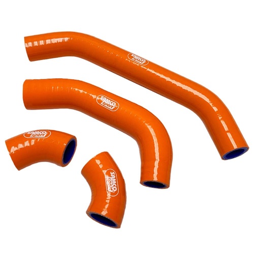 Samco Sport KTM Orange Off Road Radiator Hose Kit 150 XC-W 2024-2025 (KTM-133)