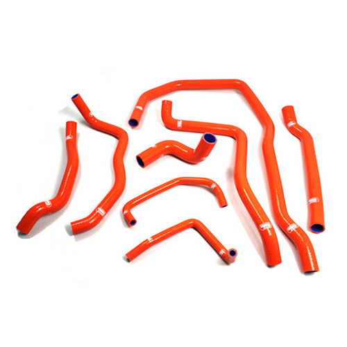 Samco Sport Polaris Orange Silicone Radiator Coolant (UTV) Hose Kit RANGER RZR 1000 2014-2017 (POL-3)