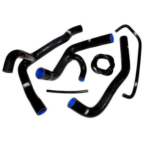 Samco Sport Yamaha Black Radiator Hose Kit YZF R6 RACING 2006-2023 (YAM-58)