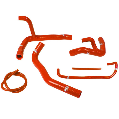 Samco Sport Yamaha Red Radiator Hose Kit YZF R6 RACING 2006-2023 (YAM-58)