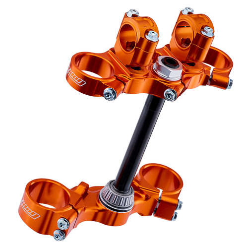 Talon Husqvarna Orange Junior Adjustable Triple Clamp