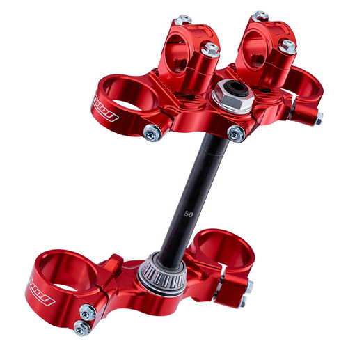 Talon KTM Red Junior Adjustable Triple Clamp