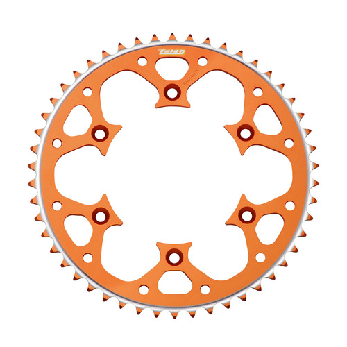 Talon KTM Orange Radialite Alloy Sprocket 125 XC-W 1995-2024 (47T)