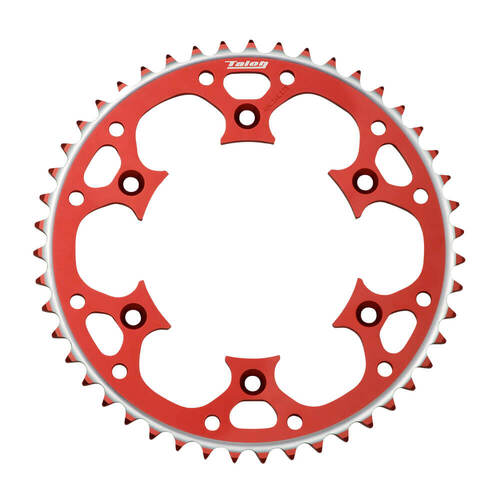 Talon Aprilia Red Radialite Alloy Sprocket RXV 450 2005-2013 (48T)